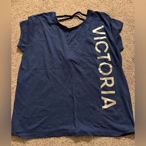 Victoria secret sport navy blue top